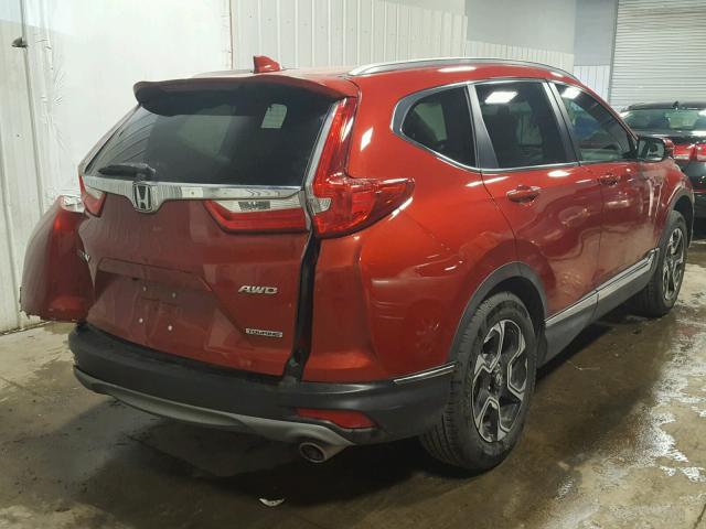 5J6RW2H91HL044808 - 2017 HONDA CR-V TOURI RED photo 4