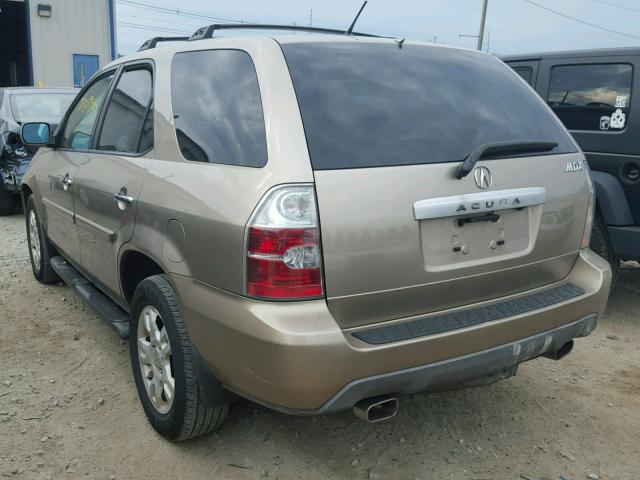 2HNYD18924H529607 - 2004 ACURA MDX TOURIN TAN photo 3