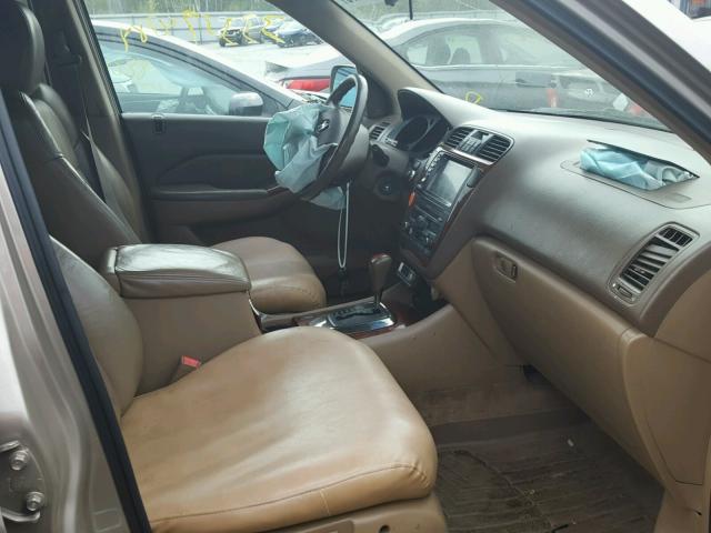 2HNYD18924H529607 - 2004 ACURA MDX TOURIN TAN photo 5