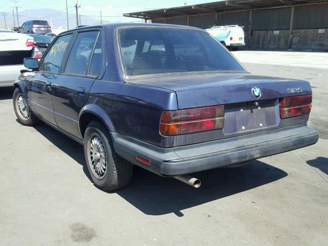 WBAAE6404H8821549 - 1987 BMW 325 E AUTO PURPLE photo 3