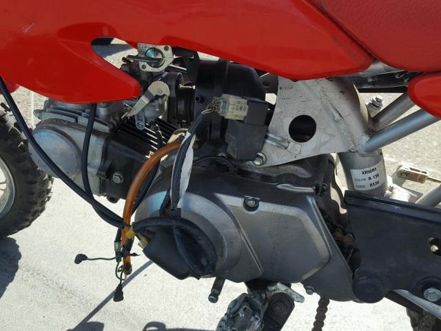 JH2AE03011K114734 - 2001 HONDA XR50 R RED photo 7