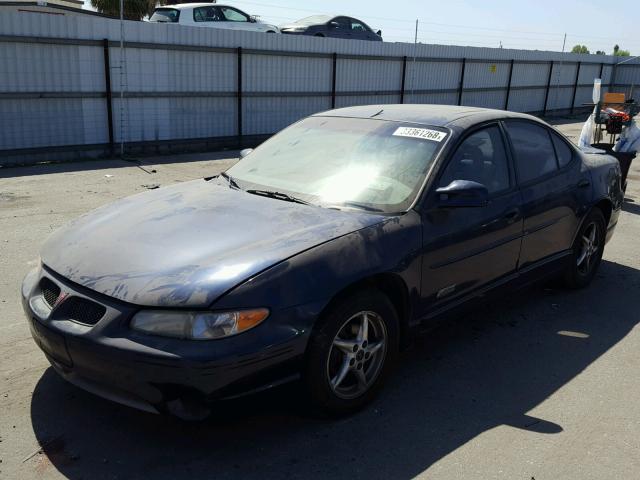 1G2WR5212YF328973 - 2000 PONTIAC GRAND PRIX ლურჯი ფოტო 2