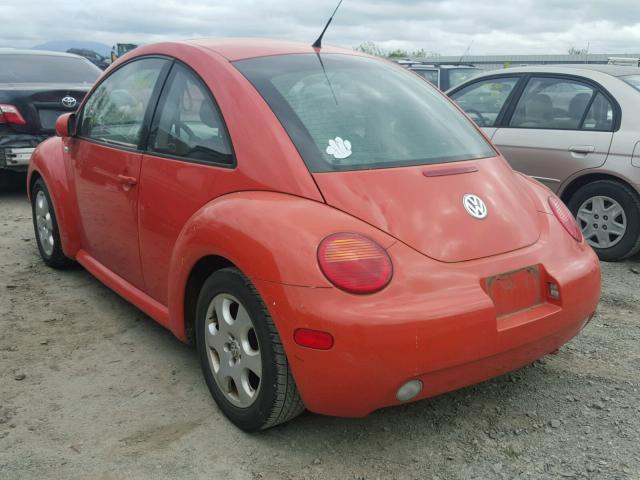 3VWCK21C63M419724 - 2003 VOLKSWAGEN NEW BEETLE 橙色 照片 3
