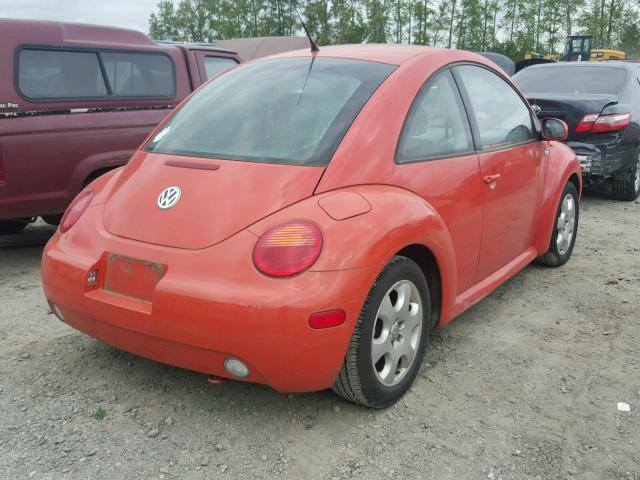 3VWCK21C63M419724 - 2003 VOLKSWAGEN NEW BEETLE 橙色 照片 4