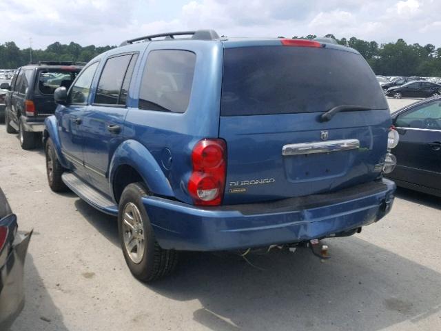 1D4HD58D04F217128 - 2004 DODGE DURANGO BLUE photo 3