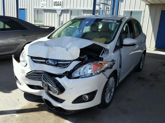 1FADP5BUXEL516128 - 2014 FORD C-MAX SEL WHITE photo 2