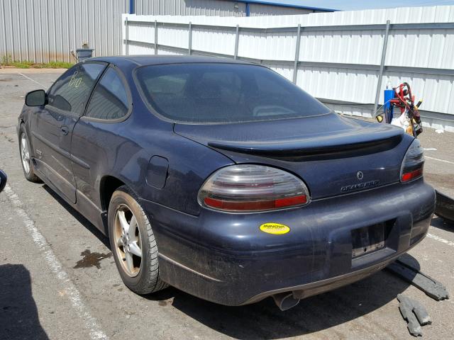 1G2WR1216YF222051 - 2000 PONTIAC GRAND PRIX Көк фото 3