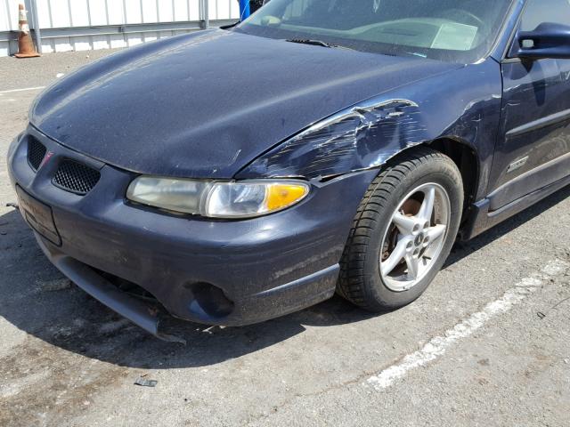 1G2WR1216YF222051 - 2000 PONTIAC GRAND PRIX Көк фото 9