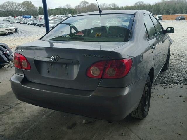 1NXBR32E27Z820166 - 2007 TOYOTA COROLLA CE GRAY photo 4