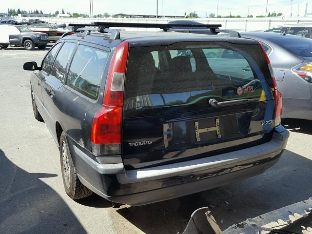 YV1SW64A142359679 - 2004 VOLVO V70 BLACK photo 3