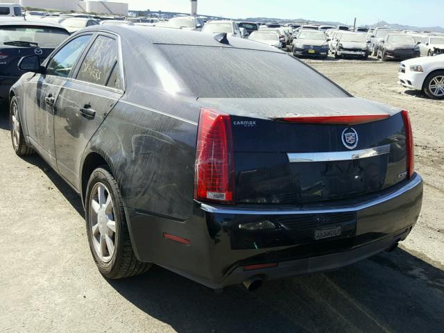 1G6DF577X90144560 - 2009 CADILLAC CTS BLACK photo 3