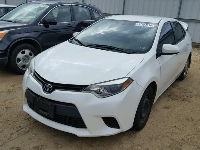 5YFBPRHE1EP142573 - 2014 TOYOTA COROLLA EC WHITE photo 2