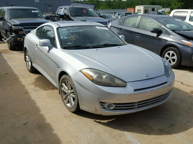 KMHHM66D28U280010 - 2008 HYUNDAI TIBURON GS SILVER photo 1