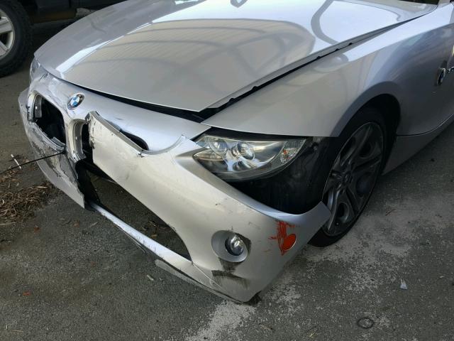 4USBT53525LT27844 - 2005 BMW Z4 3.0 SILVER photo 9