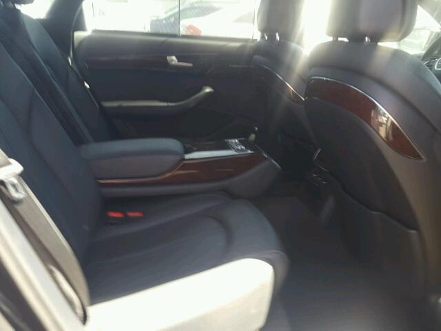 WAURVAFDXBN018954 - 2011 AUDI A8 L QUATT BLACK photo 6
