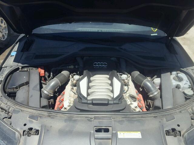 WAURVAFDXBN018954 - 2011 AUDI A8 L QUATT BLACK photo 7