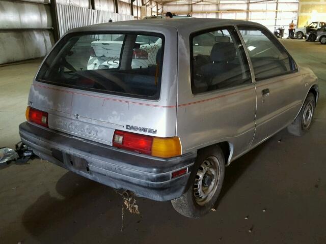 JD1FG1101L4325506 - 1990 DAIHATSU CHARADE SE GRAY photo 4