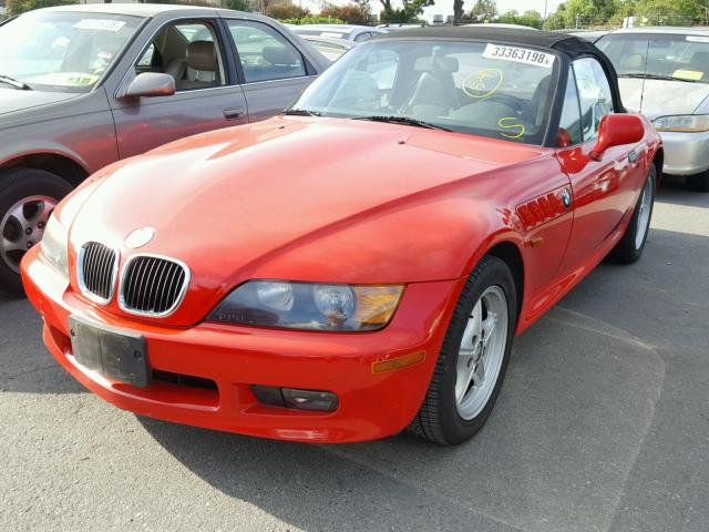 4USCH7323VLB80136 - 1997 BMW Z3 1.9 Czerwony zdjęcie 2