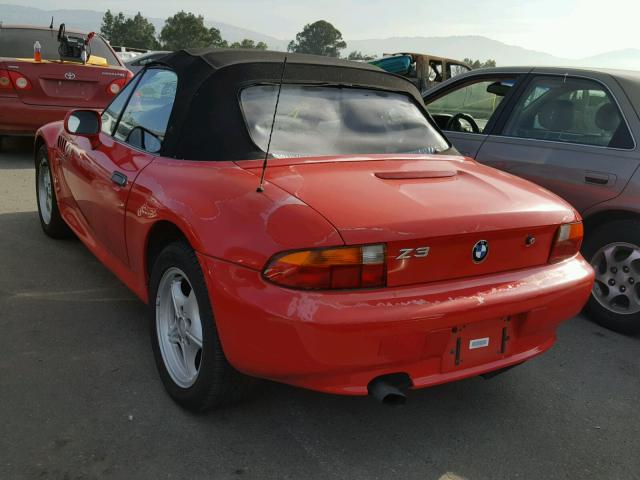 4USCH7323VLB80136 - 1997 BMW Z3 1.9 Czerwony zdjęcie 3