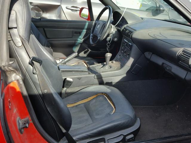 4USCH7323VLB80136 - 1997 BMW Z3 1.9 Czerwony zdjęcie 5