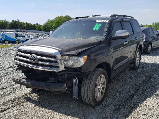 5TDDW5G16BS054849 - 2011 TOYOTA SEQUOIA PL BLACK photo 2