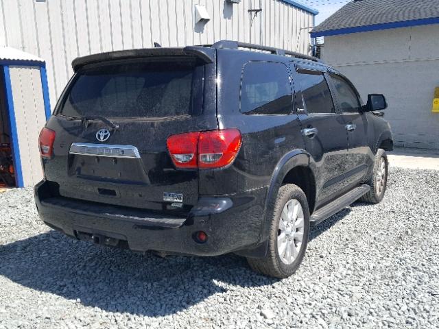 5TDDW5G16BS054849 - 2011 TOYOTA SEQUOIA PL BLACK photo 4