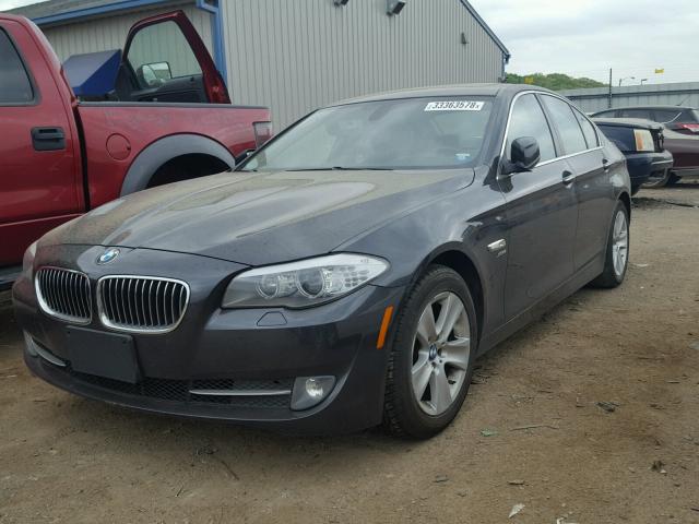 WBAXH5C55CDW02835 - 2012 BMW 528 XI BLUE photo 2