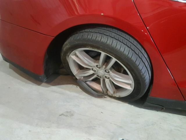5YJSA1E19FF115607 - 2015 TESLA MODEL S Կարմիր լուսանկար 9