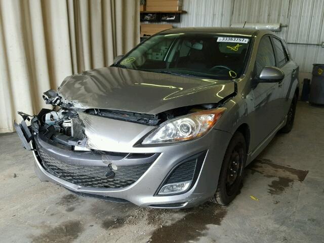 JM1BL1H58A1267582 - 2010 MAZDA 3 SILVER photo 2