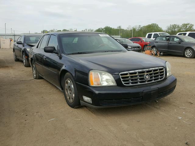 1G6KE57Y1YU290744 - 2000 CADILLAC DEVILLE DH BLACK photo 1