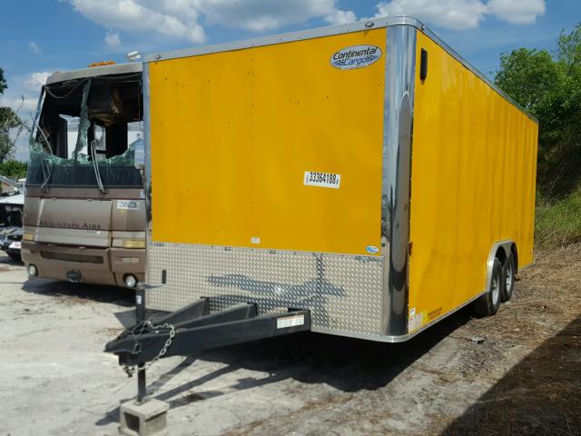 5NHUNSV23JU117958 - 2018 ARNES TRAILER YELLOW photo 2