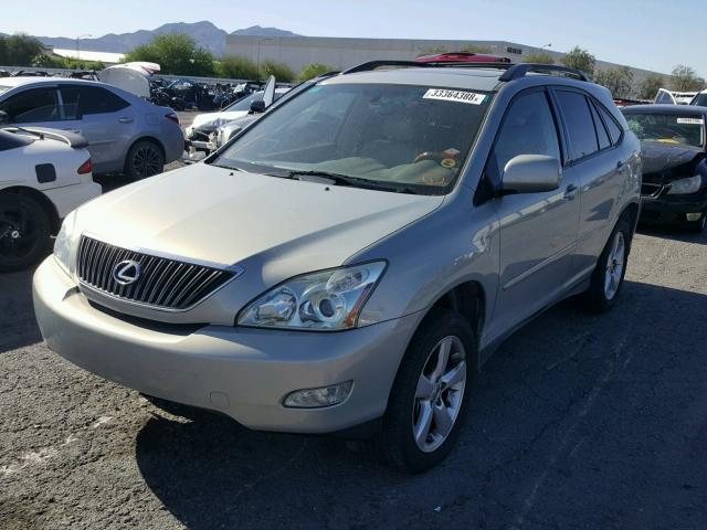 JTJGA31U640043436 - 2004 LEXUS RX 330 SILVER photo 2