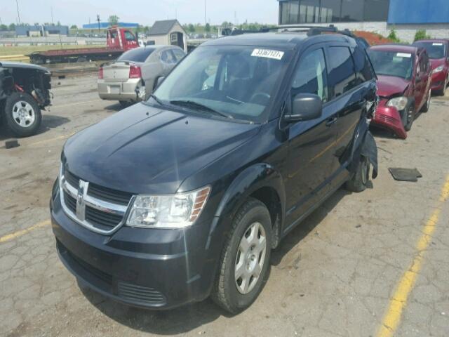 3D4PG4FB2AT230897 - 2010 DODGE JOURNEY BLACK photo 2