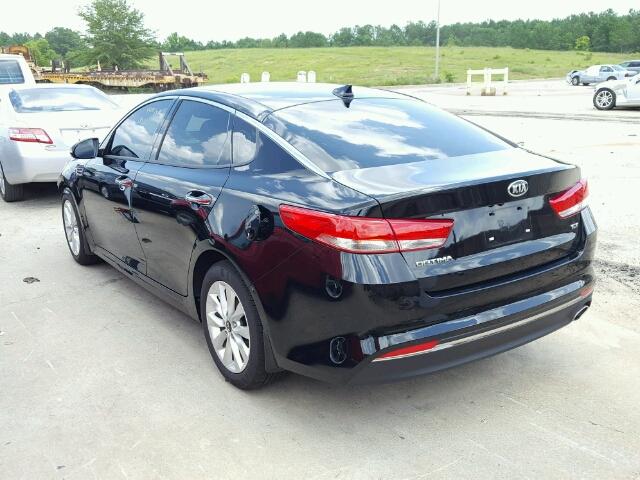 5XXGU4L31GG120141 - 2016 KIA OPTIMA BLACK photo 3