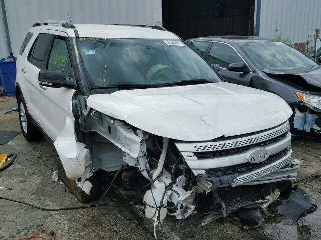 1FM5K8D85EGB41199 - 2014 FORD EXPLORER X WHITE photo 1