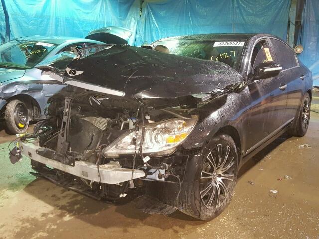 KMHGC46FX9U063133 - 2009 HYUNDAI GENESIS 4. BLACK photo 2