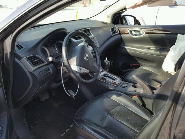 3N1AB7AP2EY322366 - 2014 NISSAN SENTRA S GRAY photo 5