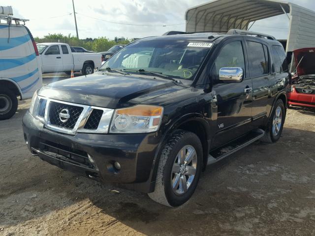 5N1AA08C89N604102 - 2009 NISSAN ARMADA SE BLACK photo 2