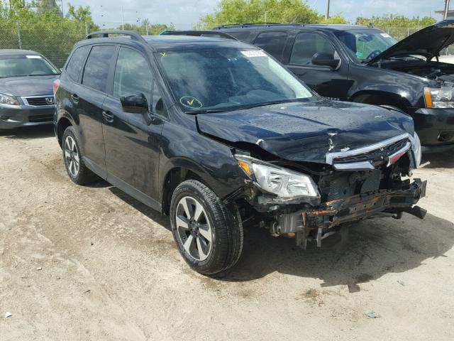 JF2SJAEC7JH430921 - 2018 SUBARU FORESTER 2 BLACK photo 1