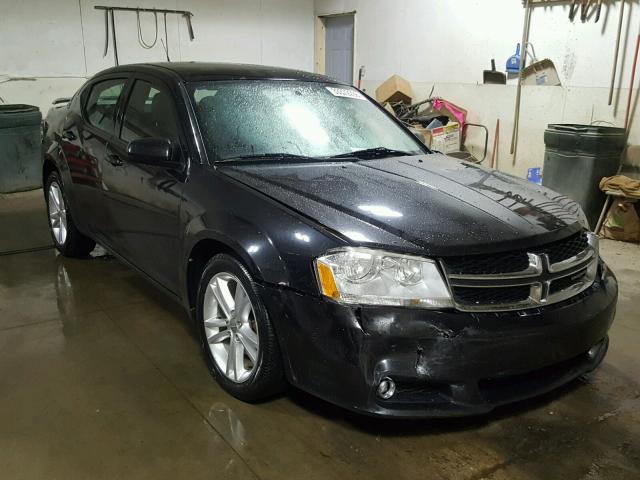 1B3BD1FG5BN517020 - 2011 DODGE AVENGER MA BLACK photo 1