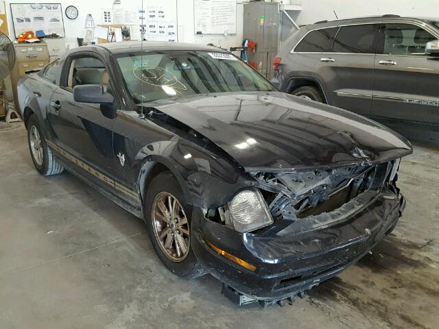 1ZVHT80N795115079 - 2009 FORD MUSTANG BLACK photo 1