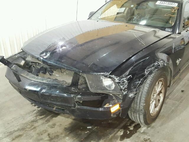 1ZVHT80N795115079 - 2009 FORD MUSTANG BLACK photo 9