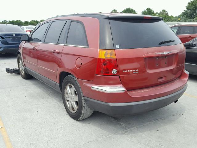 2C4GM68485R386984 - 2005 CHRYSLER PACIFICA T RED photo 3