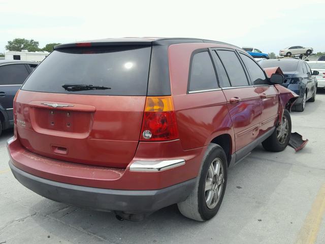 2C4GM68485R386984 - 2005 CHRYSLER PACIFICA T RED photo 4