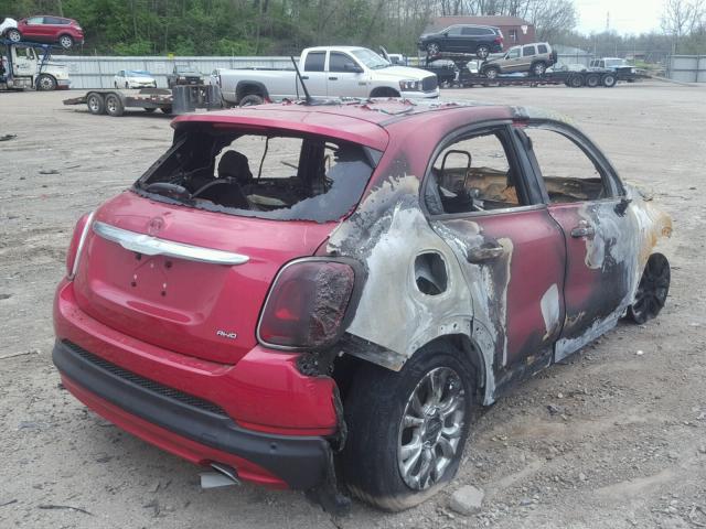 ZFBCFYDT0GP403303 - 2016 FIAT 500X LOUNG BURN photo 4