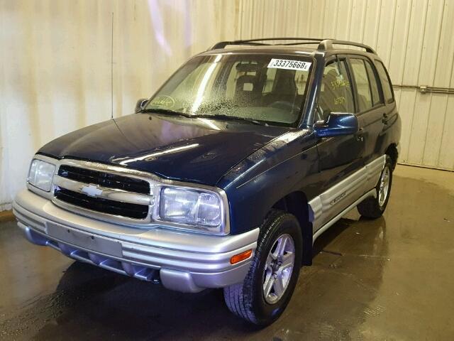 2CNBJ634326929340 - 2002 CHEVROLET TRACKER LT BLUE photo 2