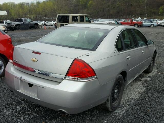 2G1WS58R579334442 - 2007 CHEVROLET IMPALA POL SILVER photo 4