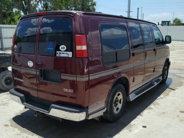 1GDFG15T531146113 - 2003 GMC SAVANA RV MAROON photo 4