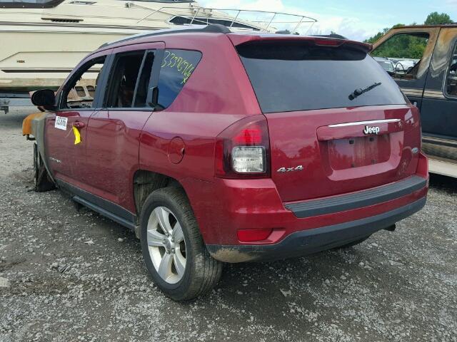 1C4NJDEB0FD308260 - 2015 JEEP COMPASS LA MAROON photo 3