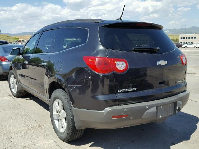 1GNLVFED0AS104577 - 2010 CHEVROLET TRAVERSE BLACK photo 3